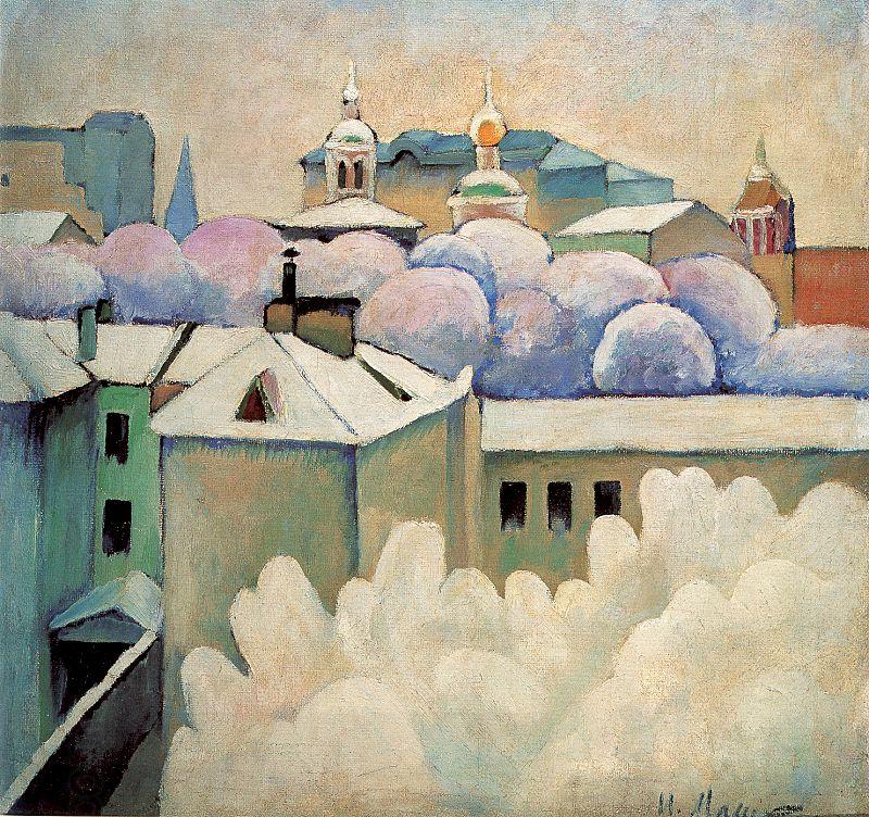Mashkov, Ilya Winter Landscape oil painting picture
